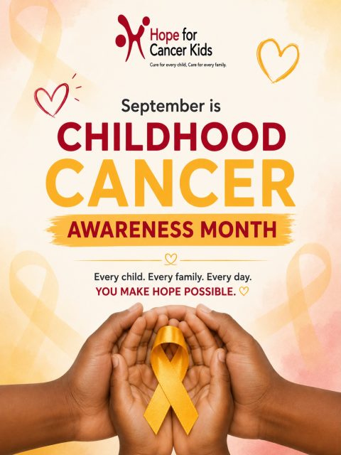 September, a month to raise awareness, encourage understanding and stand together with children and families affected by childhood cancer.

Childhood cancer is treatable, and early recognition, timely care and access to the right support can make a meaningful difference in a child’s journey.

Throughout this month, we’ll be sharing more about childhood cancer, the signs to look out for, the realities families face, and the many ways we can come together to offer support and hope.

Join us as we learn, share and stand together for every child and every family. 💛

#HopeForCancerKids #ChildhoodCancerAwareness #ChildhoodCancer #CancerCare #Hope
