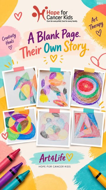 Last Thursday, our session began with a simple creative exercise. The children were given blank sheets of paper, closed their eyes and were encouraged to draw freely, without worrying about what the picture should look like or trying to make it “perfect.”

Once the drawings were complete, they opened their eyes and began adding colour.

The idea was to give each child something that was uniquely theirs, created from their own movement, imagination and choices. There was no right or wrong picture, and no two drawings needed to look alike.

Through our Art Classes, these simple exercises can create space for self-expression, creativity and a sense of ownership. The finished artwork becomes a reflection of their individual experience in that moment.

A blank page. Their own lines. Their own colours. Their own creation. 💛🎨

#HopeForCancerKids #Art4Life #ChildhoodCancerAwareness #ChildhoodCancer #ChildhoodCancerAwarenessMonth